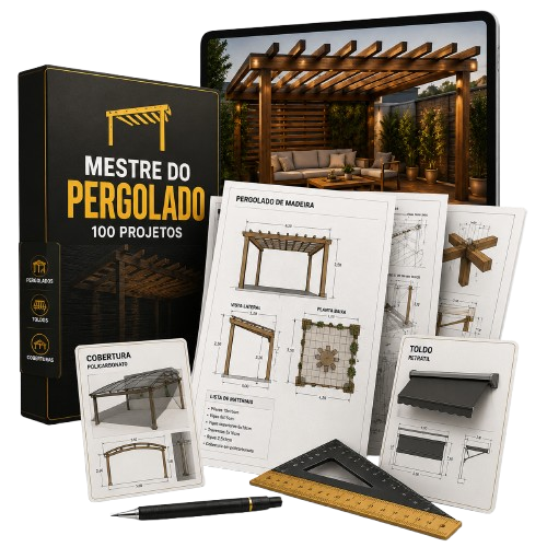 100 Projetos de Pergolados, Toldos e Coberturas
