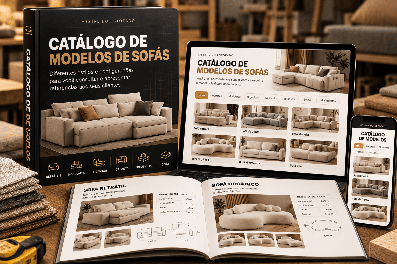 Catálogo de Modelos de Sofás